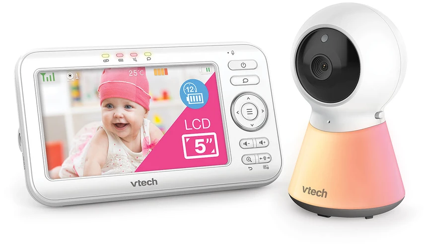 „VTech“ – kūdikių monitorius vaizdo įrašams VM5254 – 5 colių spalvotas LCD ekranas
