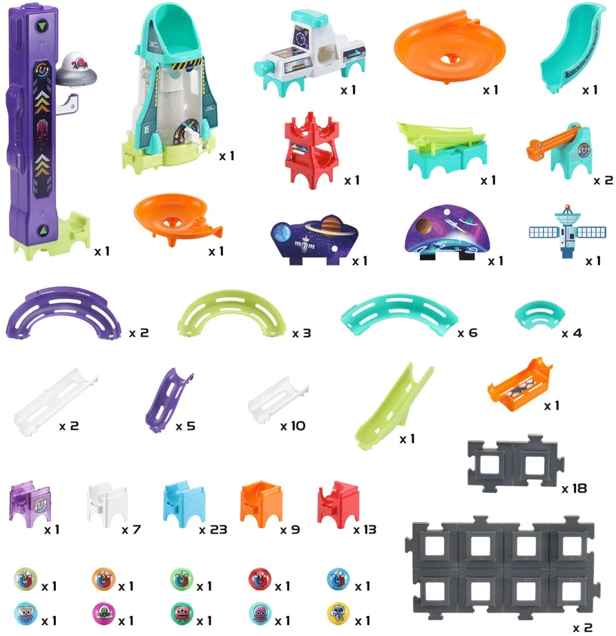 Vtech - Marble Rush kosminių magnetų rinkinys XL300E (950-559832)