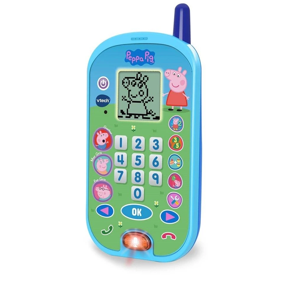 Vtech - Peppa Pig mokymosi telefonas DK (950-523132)