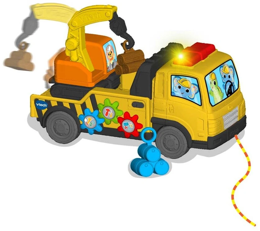 „VTech“ – statybininkų draugų sunkvežimis (DK/NO) (950-578432)