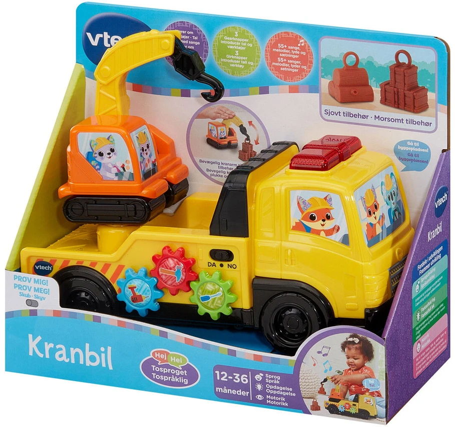 „VTech“ – statybininkų draugų sunkvežimis (DK/NO) (950-578432)