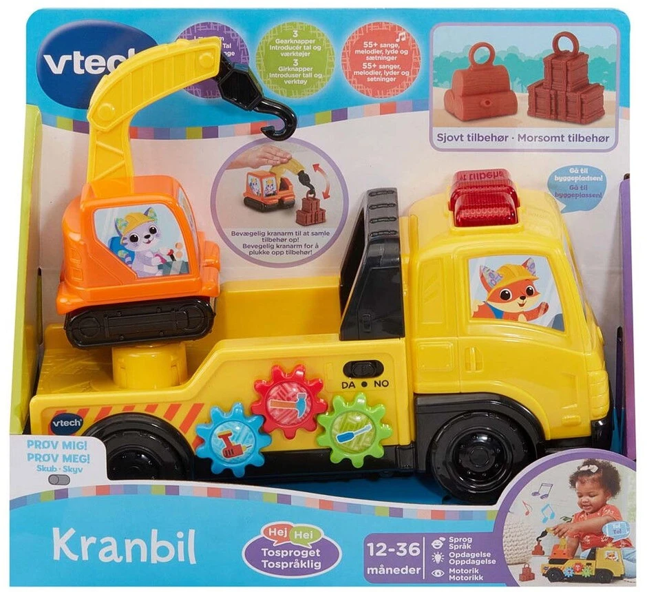 „VTech“ – statybininkų draugų sunkvežimis (DK/NO) (950-578432)