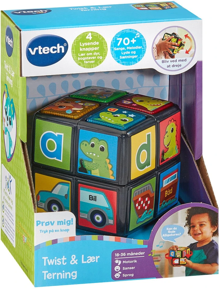 „VTech“ – „Suk ir mokyk“ gyvūnų kubas (DK) (950-558432)