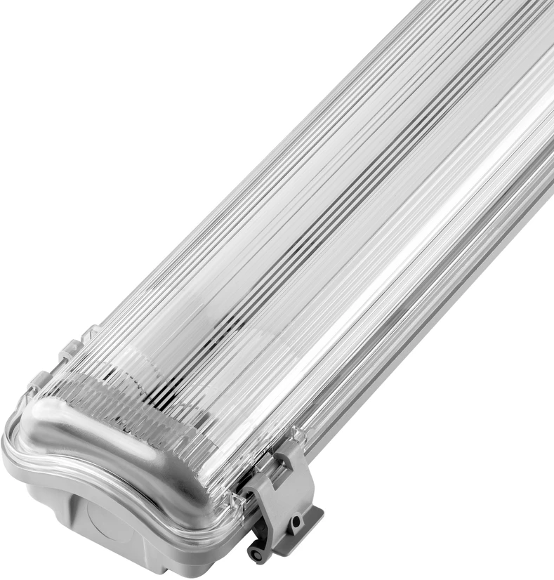 Orno VUMBI II T8 LED 2x22W dulkėms atsparus šviestuvas su T8 LED fluorescencinėmis lempomis, 4800lm, IP65, 4000K, 150 cm