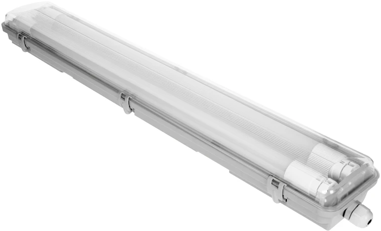 Orno VUMBI II T8 LED 2x9W dulkėms atsparus šviestuvas su T8 LED fluorescencinėmis lempomis, 1800lm, IP65, 4000K, 60 cm