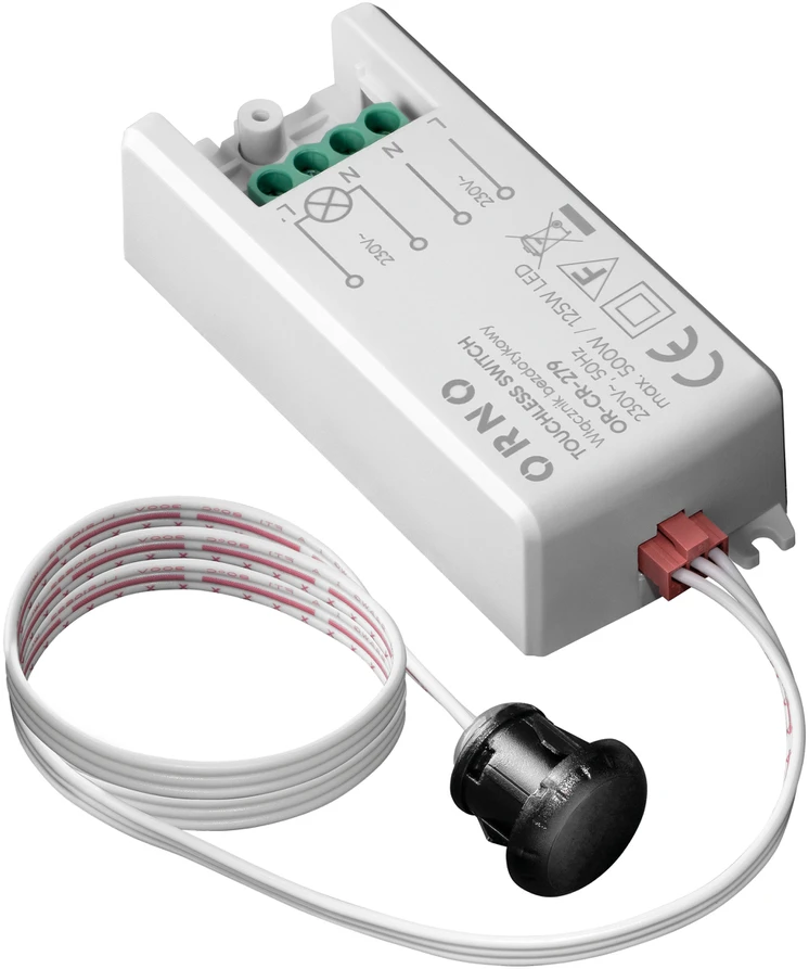 Orno Włącznik Dvipolis bekontaktis jungiklis, IP20, 500 W