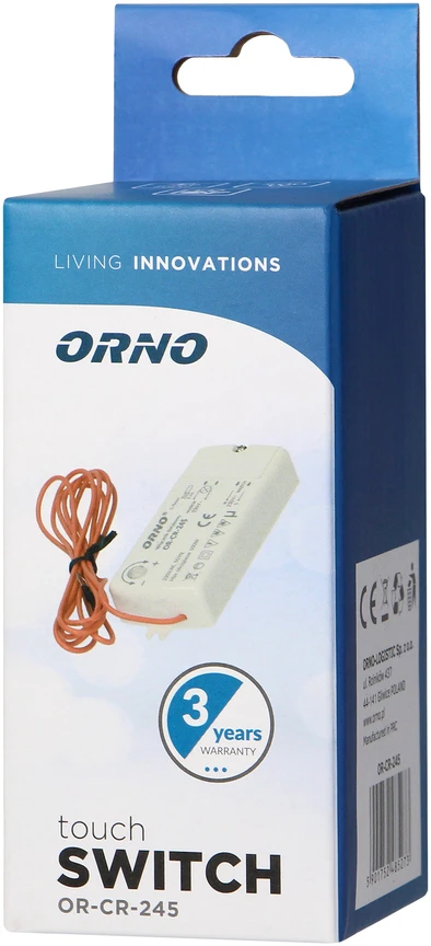 Orno Jutiklinis jungiklis jungiklis, IP20, 500 W