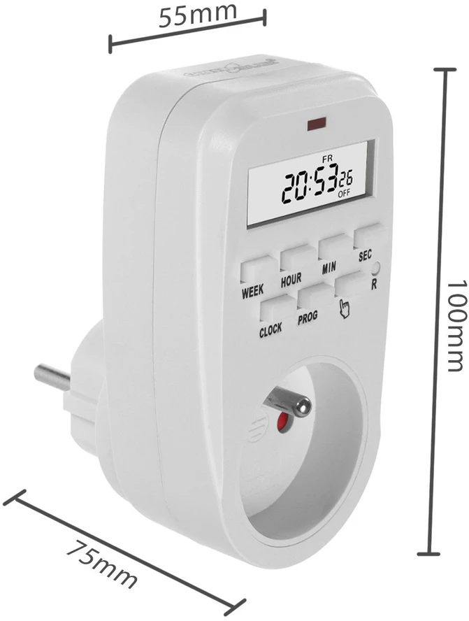 GreenBlue Timer GB362 E skaitmeninis laikmačio jungiklis