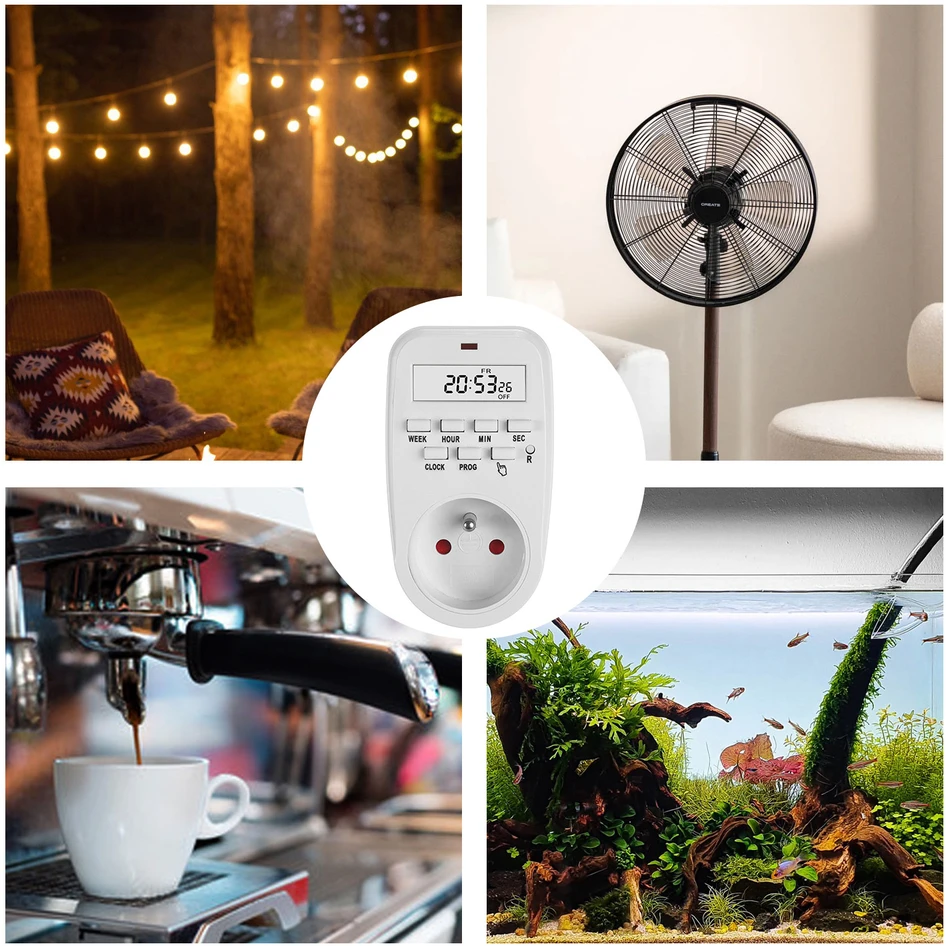 GreenBlue Timer GB362 E skaitmeninis laikmačio jungiklis