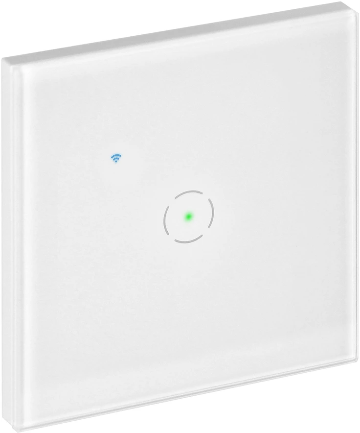 Orno Włącznik „Tuya Smart Home“ vieno įleidžiamo Wi-Fi jungiklio, baltos spalvos