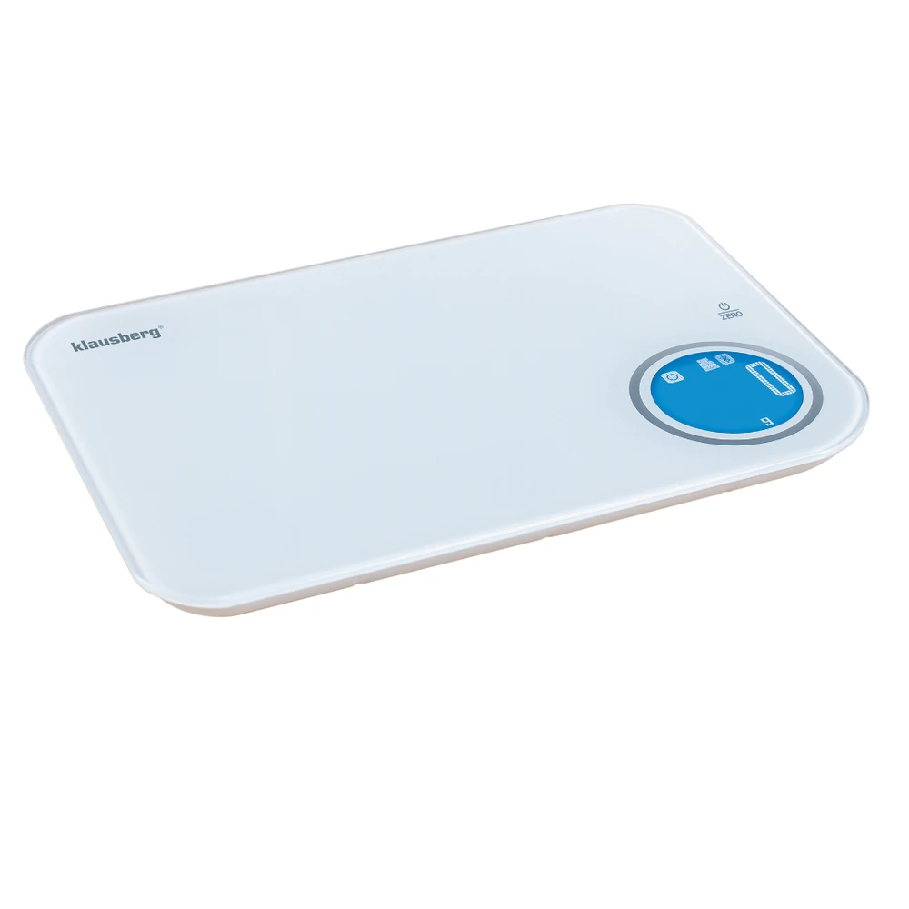 Virtuvinės svarstyklės Svarstyklės „Bluetooth“ virtuvės svarstyklės, dietinės, 5kg kalorijų analizės, grūdinto stiklo, „Klausberg“
