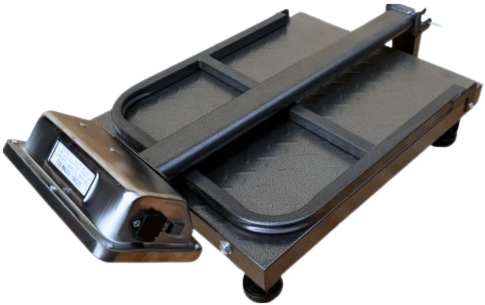 Lean Elektroninės platforminės svarstyklės su LCD ekranu, 200 kg, 20 g tikslumas