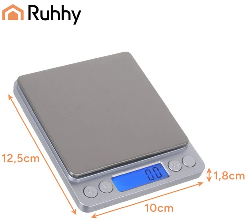 Virtuvinės svarstyklės 2kg Ruhhy 26507