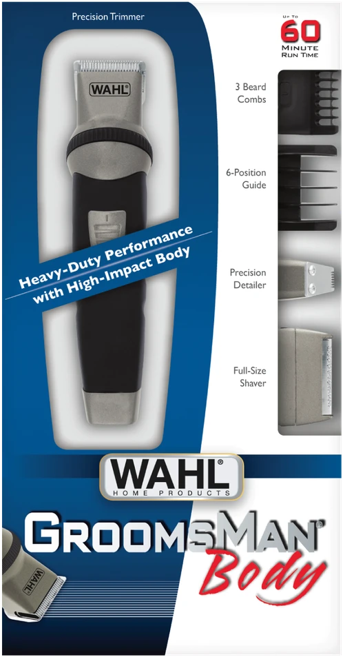 Įkraunama plaukų kantavimo mašinėlė-trimeris Wahl Home GroomsMan Body Trimmer 9953-1016