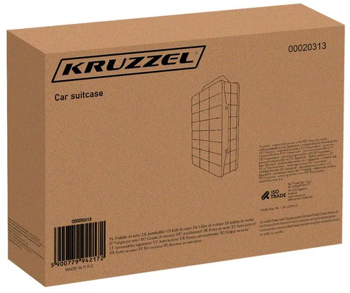 Kruzzel Mašinėlių modeliukų dėklas lagaminas