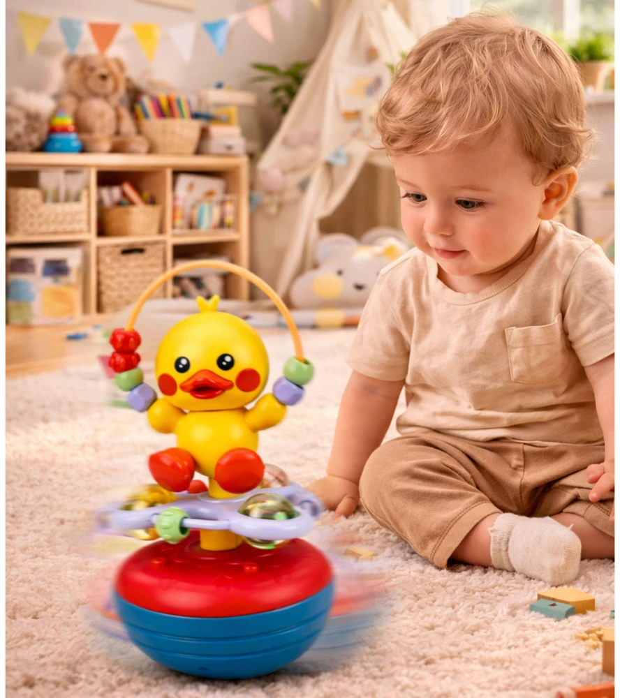 Lean Toys Ančiukas geltonas