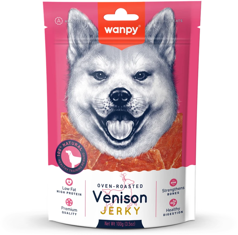 wanpy - Elnienos džiovinta mėsa - 100g