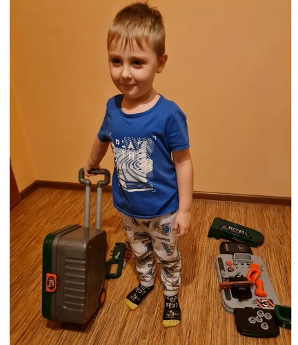 Vaikiškos žaislų dirbtuvės - rinkinys Kruzzel 24648