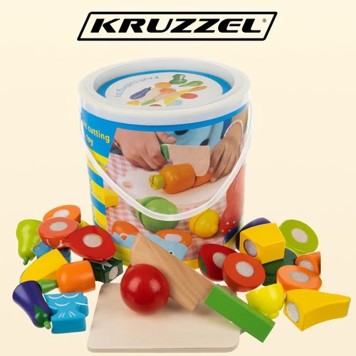 Kruzzel Medinių daržovių pjaustymas kibire