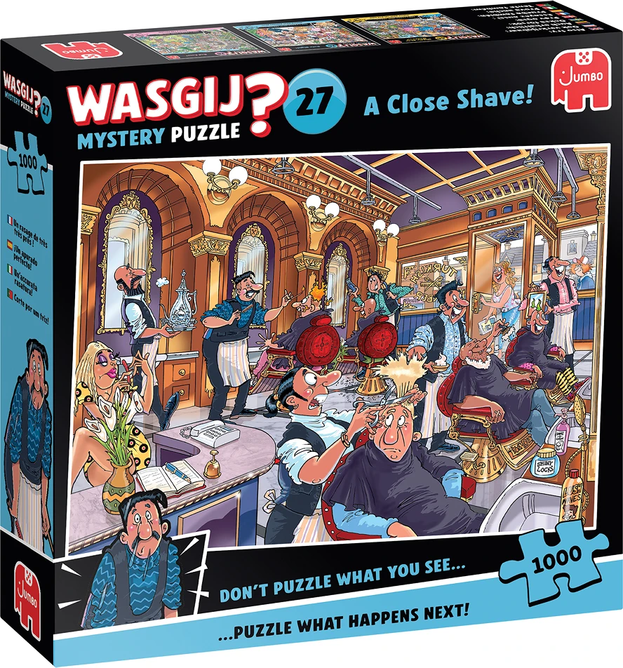 Dėlionė Wasgij - „Mystery 27“ – švarus skutimasis! (1000 vnt.)
