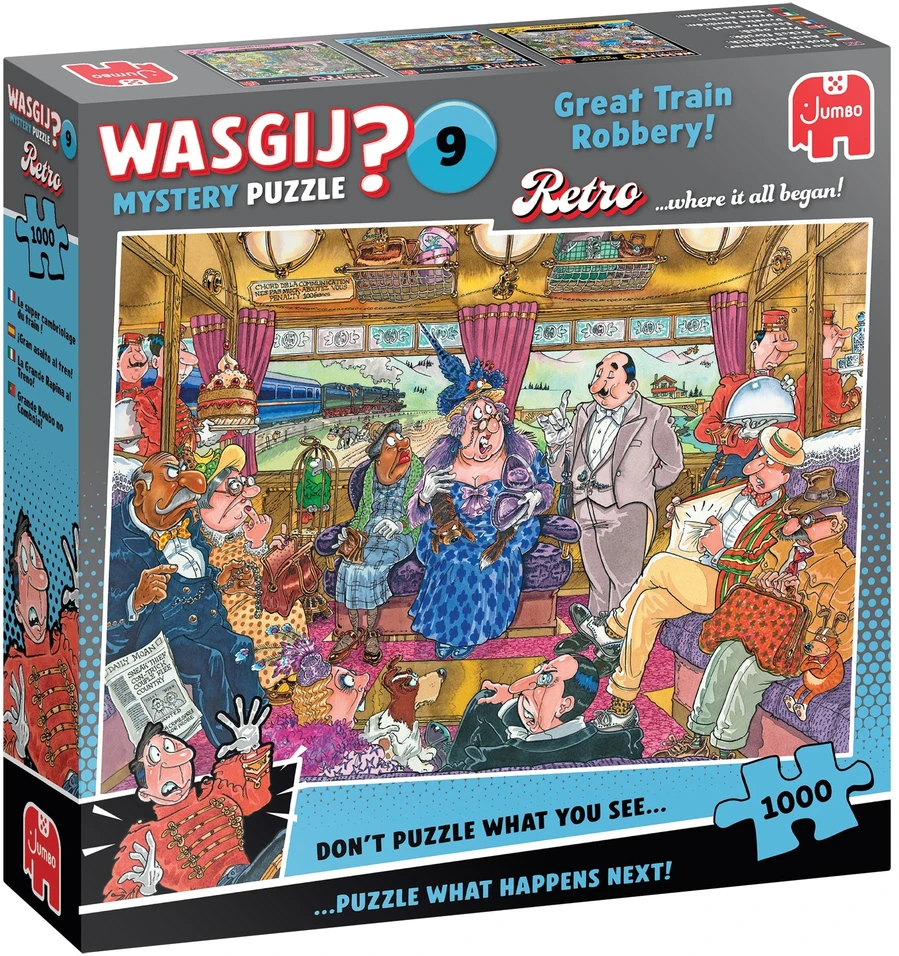 Dėlionė Wasgij - Retro paslaptis 10 - Atėjo pavasaris! (1000 detalių)