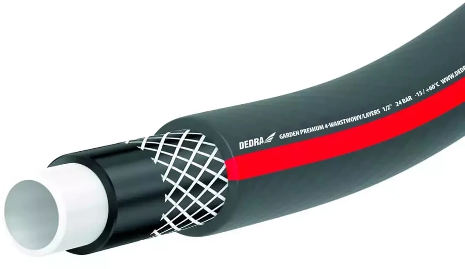 Wąż PREMIUM 12x20m 4 sluoksnių gazuota glazūra