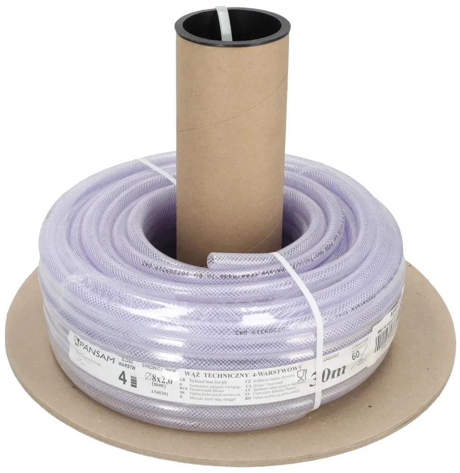 Dedra Žarna PVC žarna ant ritės 8x13mm 30m