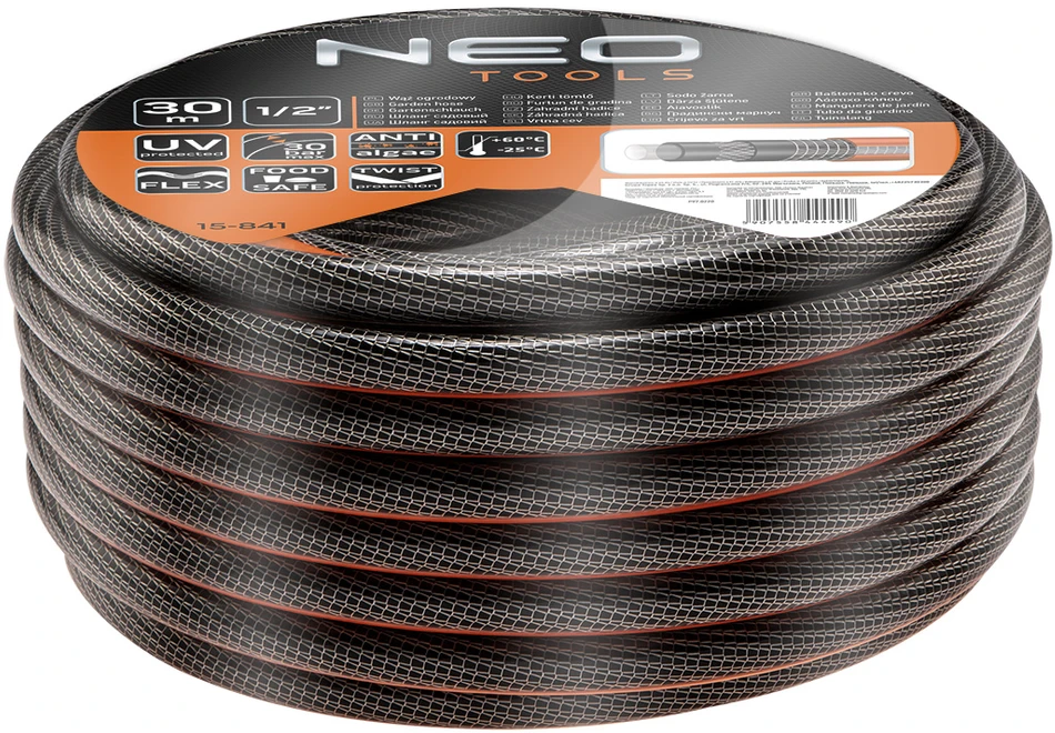 Žarna Sodo žarna 1/2" x 30 m, 6 sluoksnių NEO PROFESSIONAL