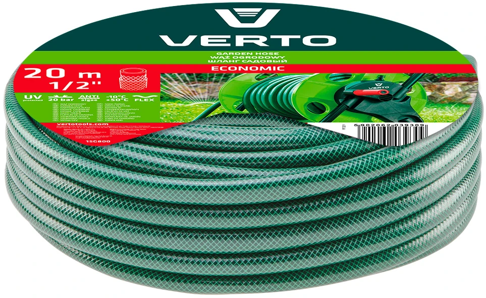 Verto Žarna Sodo žarna 20 m, 1/2" ECONOMY