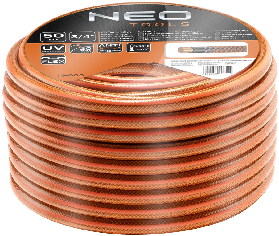 Žarna Sodo žarna 3/4" x 50 m, 4 sluoksnių NEO ECONOMIC