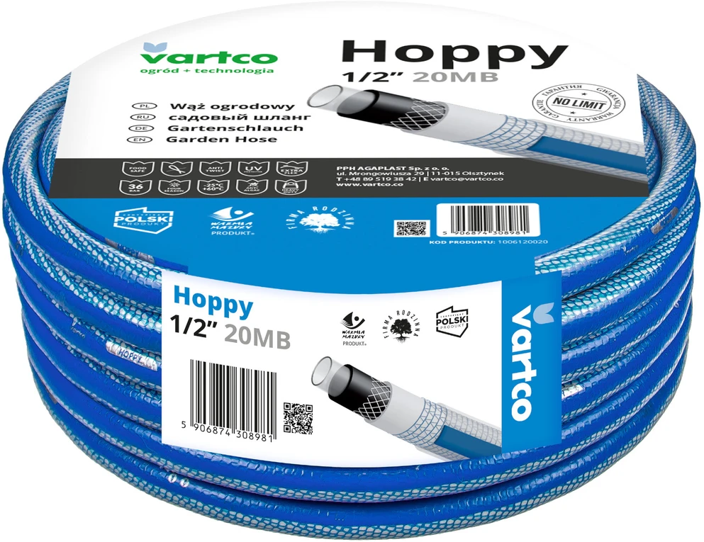 Laistymo žarna Vartco Hoppy; 1/2''; 20 m
