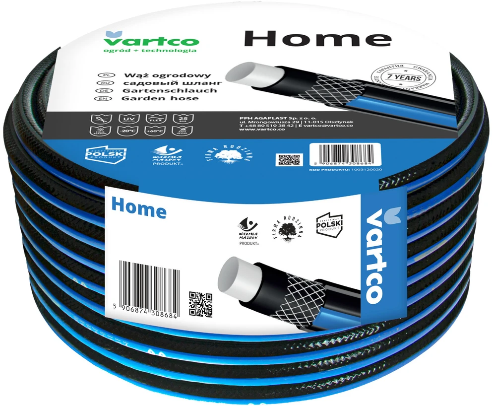Agaplast Žarna Vartco namų sodo žarna 1/2" 50m