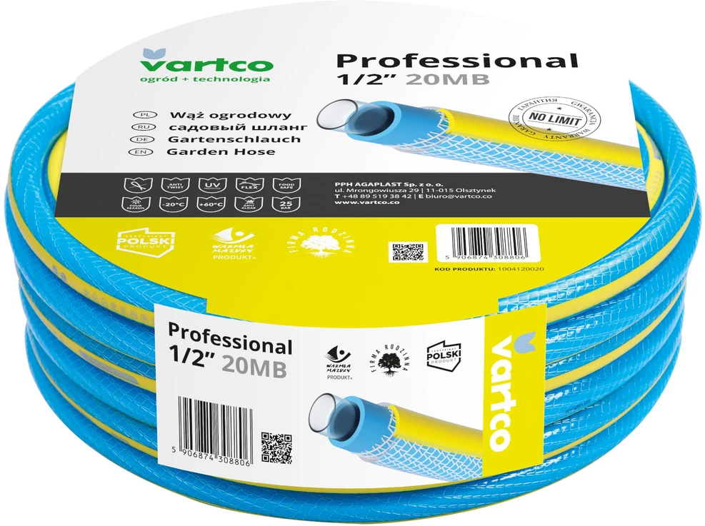 Wąż Žarna Vartco profesionali sodo žarna 1/2" 20m