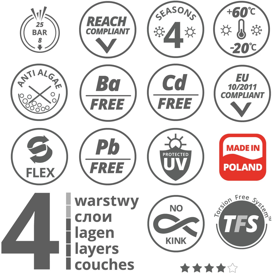 Wąż Žarna Vartco Professional 1/2" sodo žarna 30 m