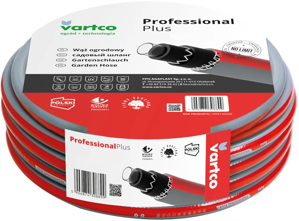 Laistymo žarna Vartco Professional Plus; 3/4''; 50 m