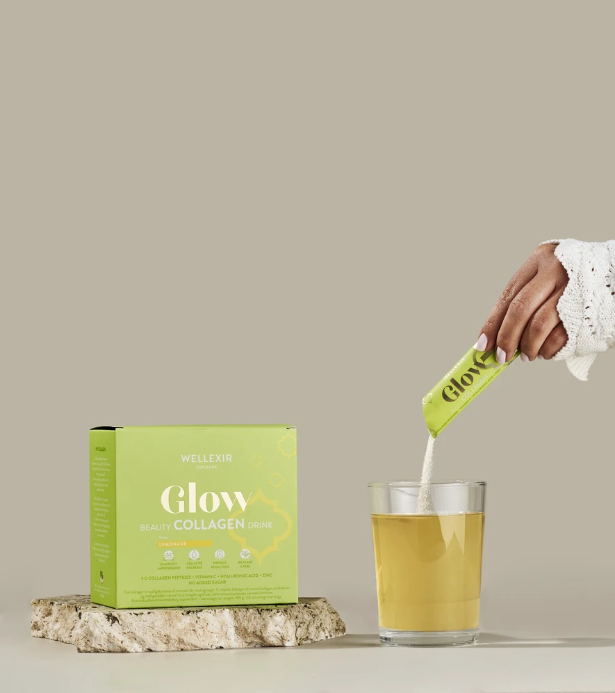 „Wellexir“ – „Glow Beauty Drink Lemonade“, 30 vnt. dėžutė