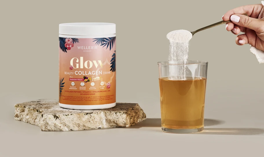„Wellexir“ – riboto leidimo „Glow“ kolagenas su pasiflorų aliejumi, 360 ml