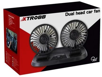 Iso Trade Xtrobb 23222 dvigubas automobilio ventiliatorius
