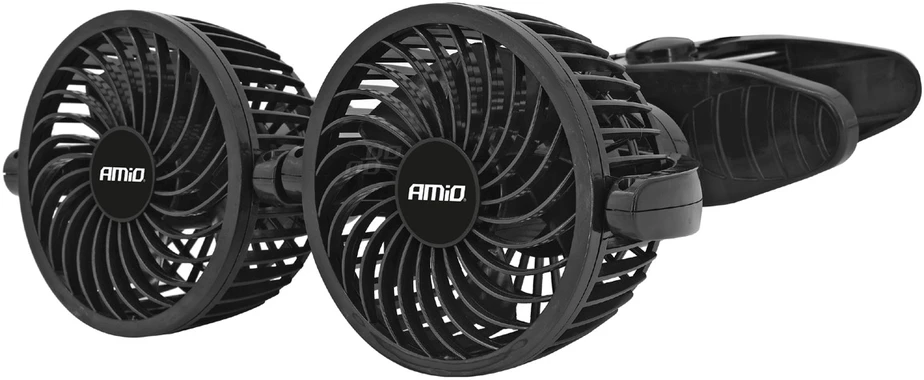 Amio Automobilio ventiliatorius su spaustuku 2x4" 24V