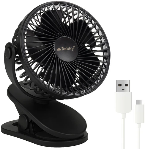 Ventiliatorius Juodas cordless fan Ruhhy 25567