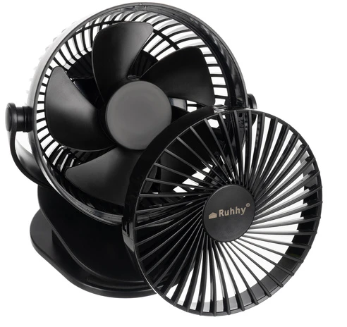 Ventiliatorius Juodas cordless fan Ruhhy 25567