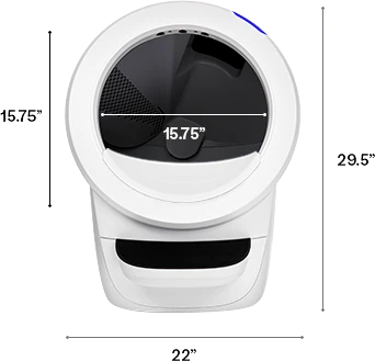 „Whisker“ – šiukšlių robotas 4, baltas – (LR4-0105-00-EU)