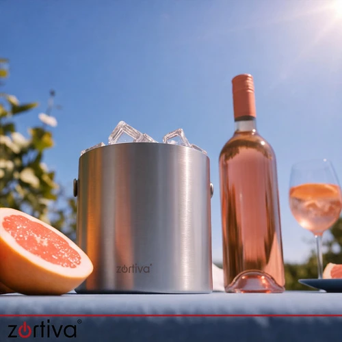 Ice Bucket - Tongs + Spoon Zortiva