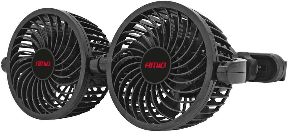 Amio Automobilio ventiliatorius prie galvos atramos 2x4" 12V