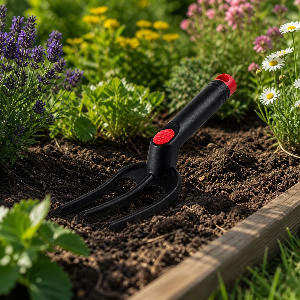 Widełki Sodo šakės sodo žnyplės sodinimui, ravėjimui, purenimui 27,5 cm