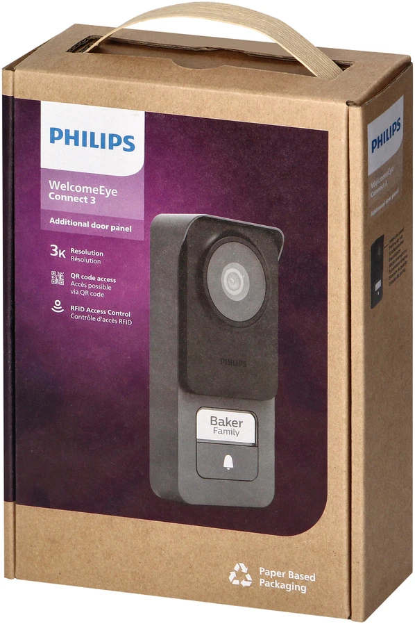 Orno Wideo Vaizdo kasetė, 3K, RFID, skirta „Philips WelcomeEye Connect 3“ rinkinio išplėtimui