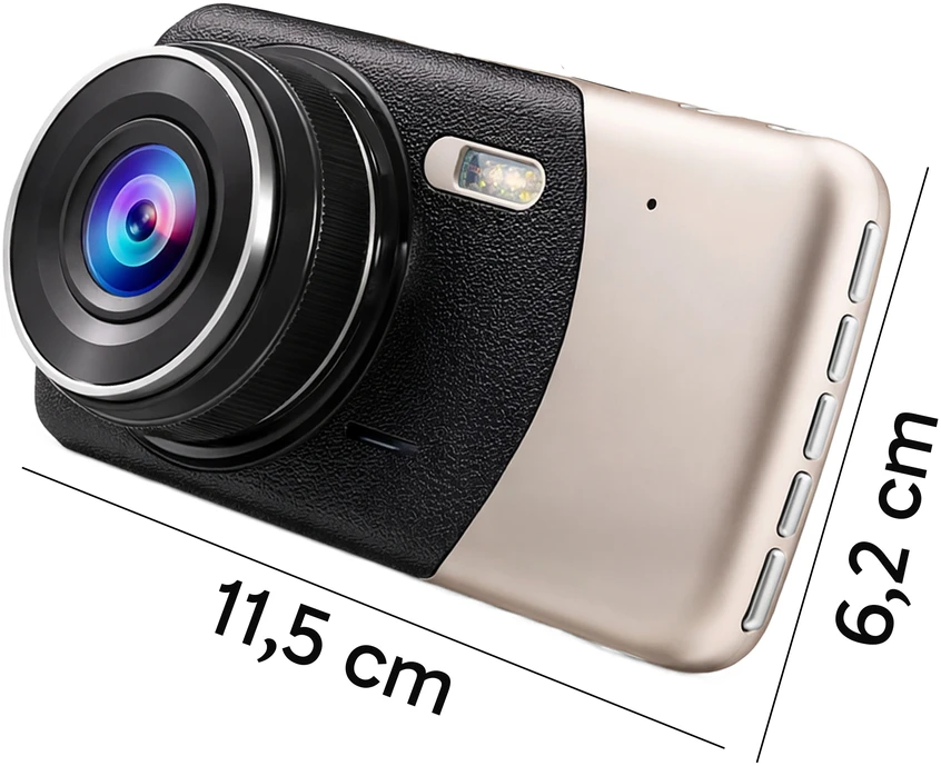 Retoo Automobilinė vaizdo kamera RoadView, 3.8'', Full HD