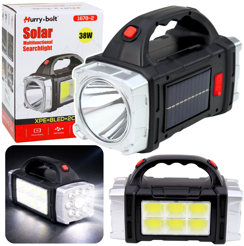 Lean Saulės LED žibintuvėlis 200 × 90 × 135 mm