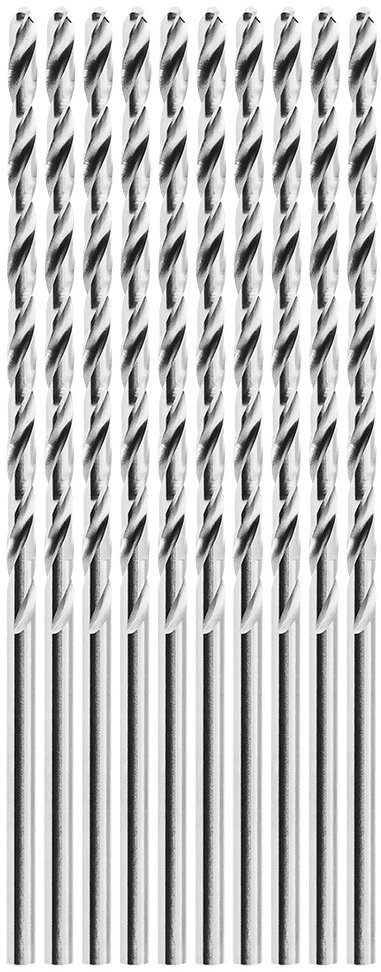 Grąžtas Wiertła „Baildon BASIC DIN 340 RN NWKb“ 2 mm metalo grąžtai, HSS (S), 85–56 mm, 10 kartotinis