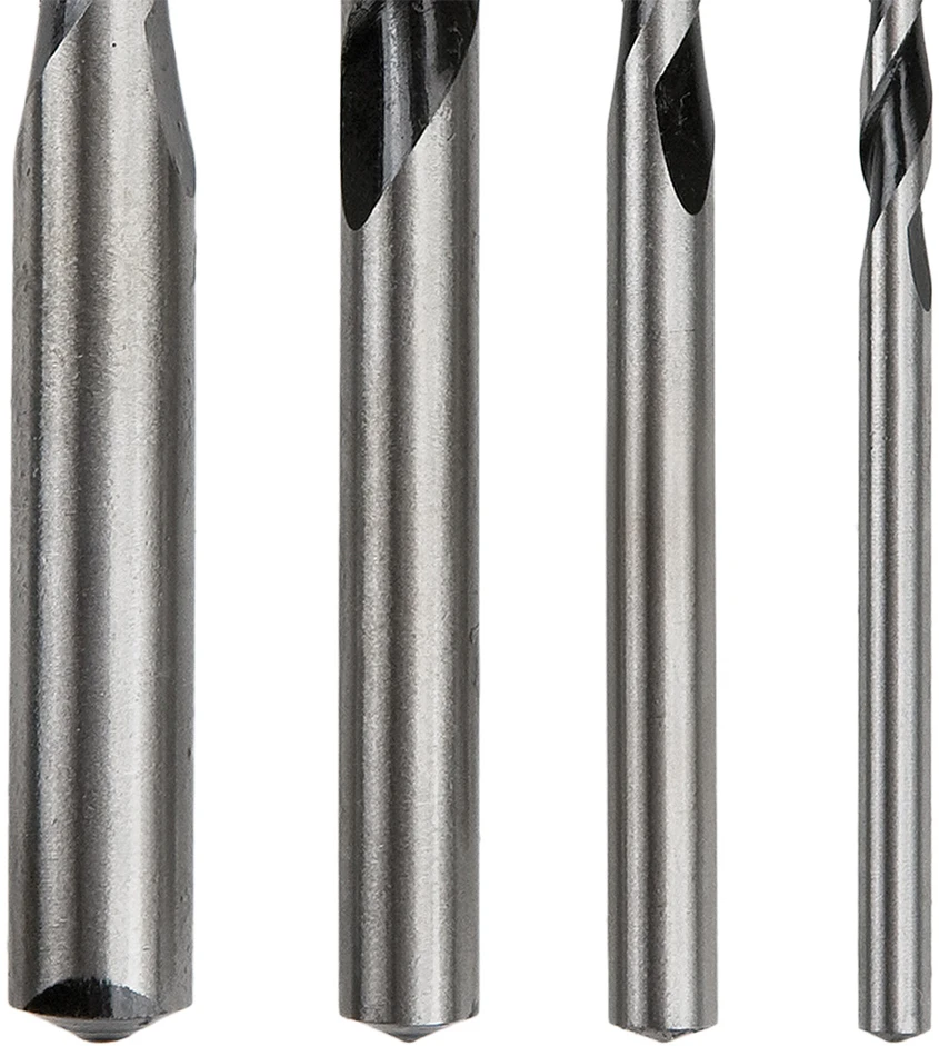 Wiertła Betono grąžtai 4-10 mm, 4 vnt. rinkinys, drugelio formos antgalis